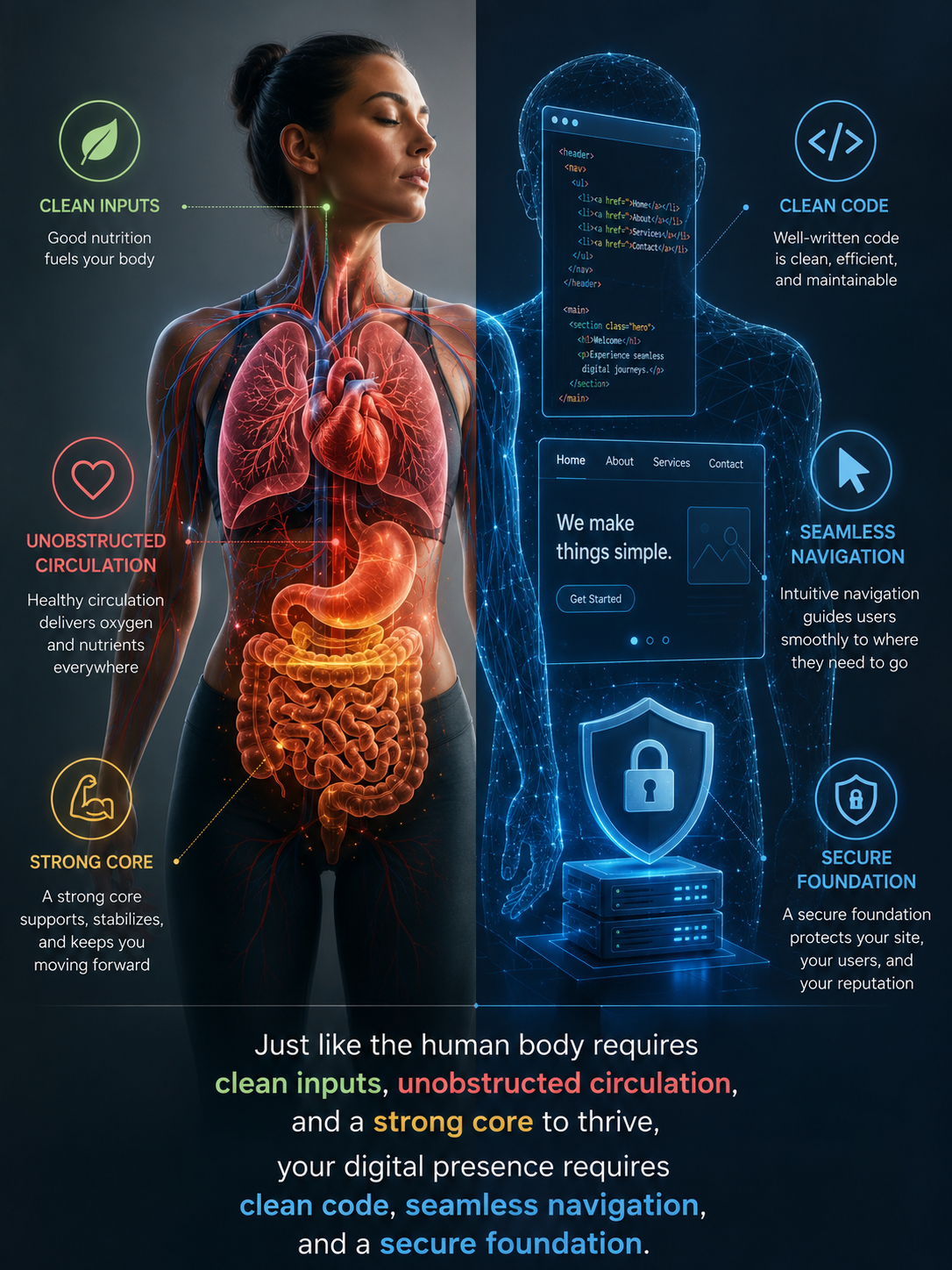 Holistic Health for your Website